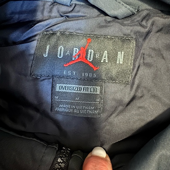 Nike Women's Jordan 23 Engineered Parka Oversized Fit Black 2-in-1 M $375 - Picture 9 of 13